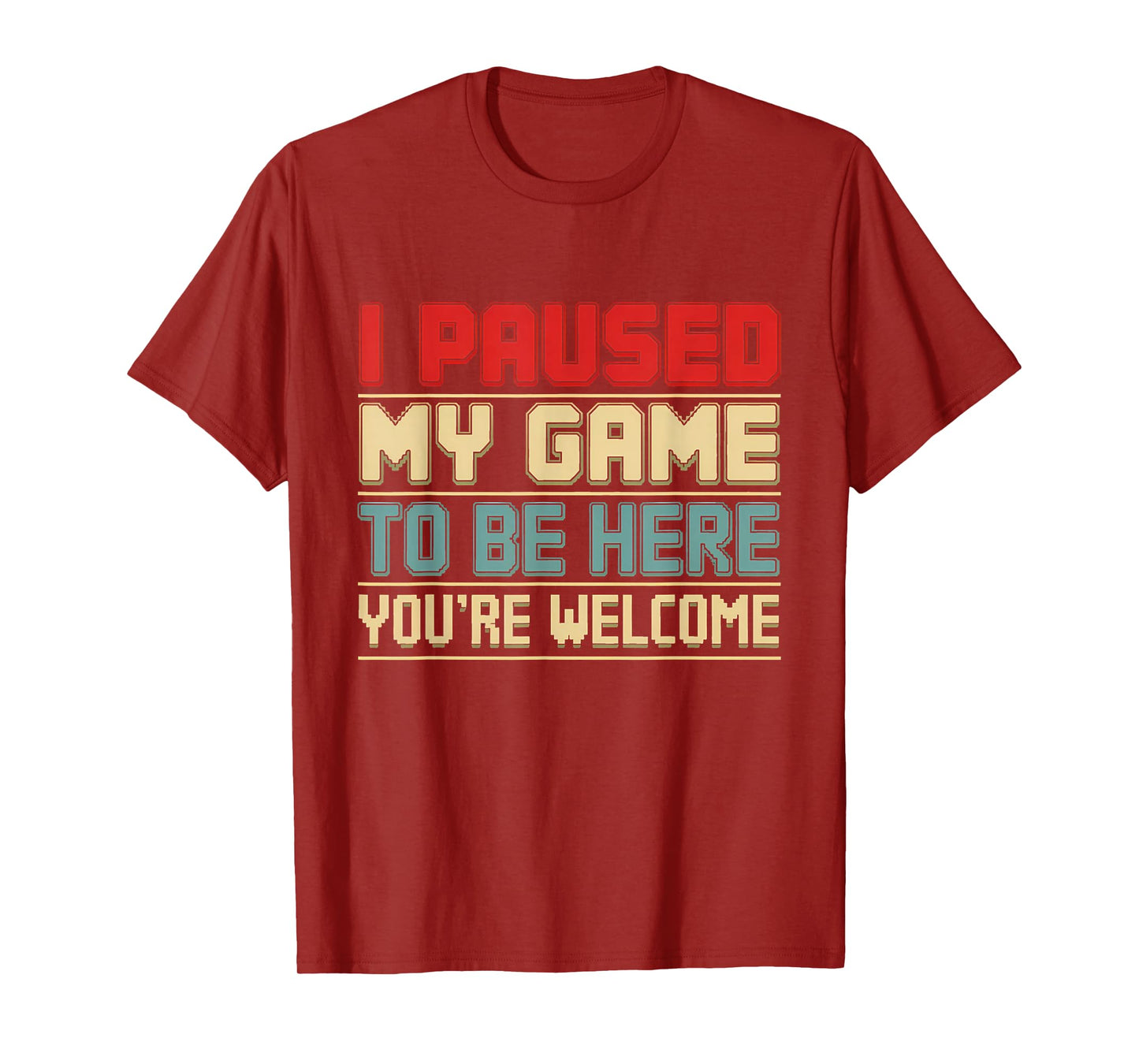 Bruh I Paused My Game Funny Skeleton Halloween Youths Teens T-Shirt