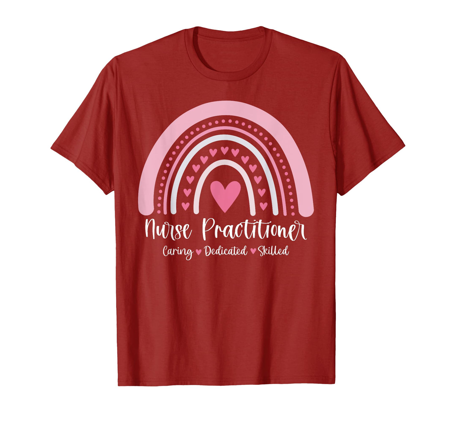 Rainbow Nurse Practitioner NP Medical Nursing Gift Support T-Shirt