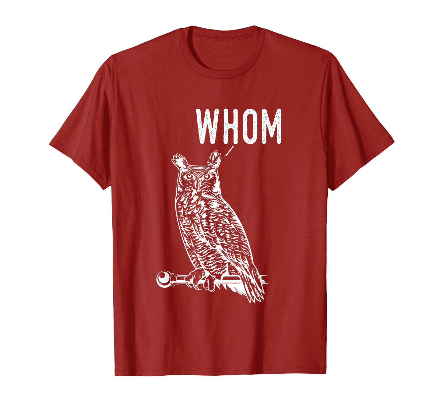 Whom Funny Spooky Own English Teacher Grammar Expert Men Women T-Shirt