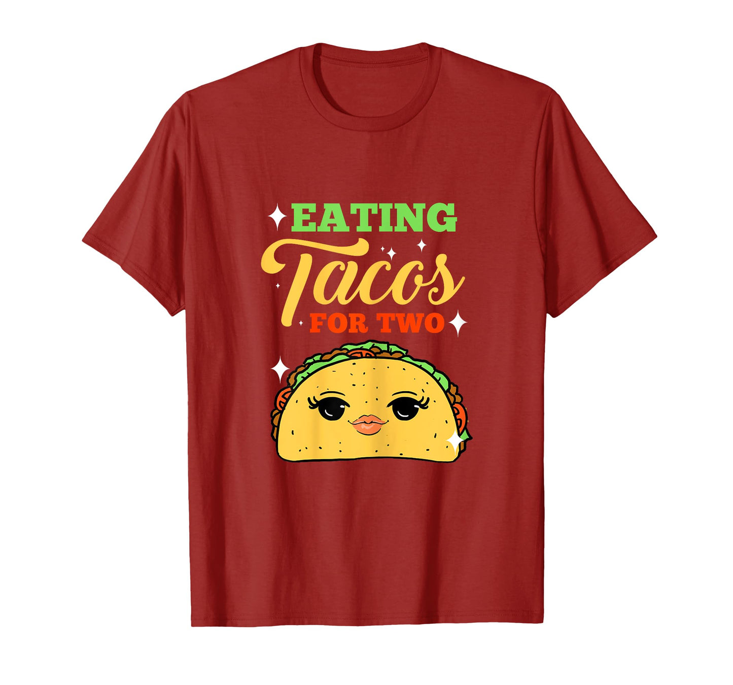Eating Tacos For Two Pregnancy Announcement T-Shirt