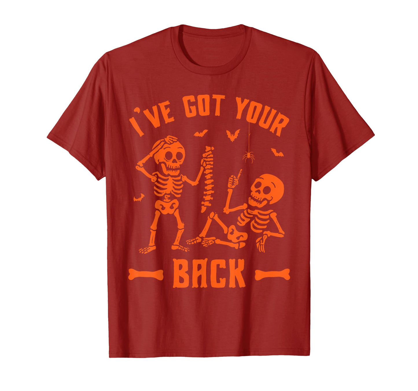 Skeleton I’ve Got Your Back Halloween Costume Men Women Kids T-Shirt