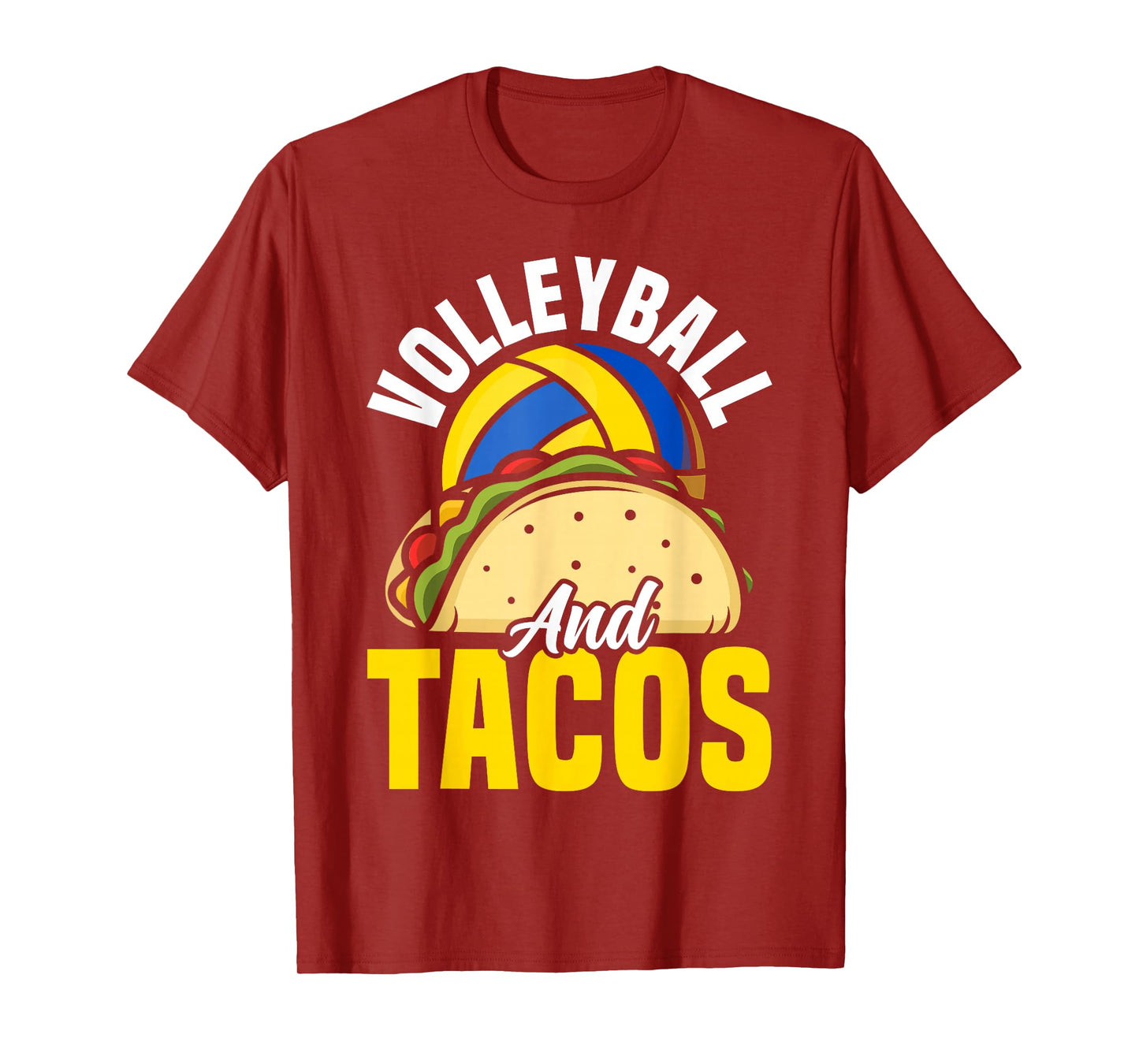 Volleyball Player Team Taco Volleyball and Tacos T-Shirt