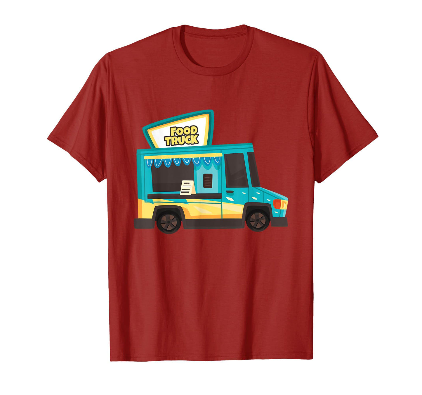 Food Truck Food on Wheels Mobile Restaurant Food T-Shirt