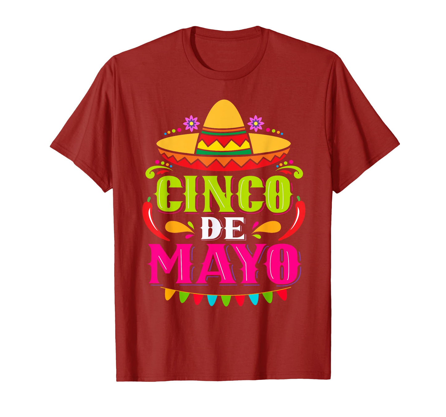 Cinco De Mayo Shirt Men Women Mexican Fiesta 5 De Mayo T-Shirt