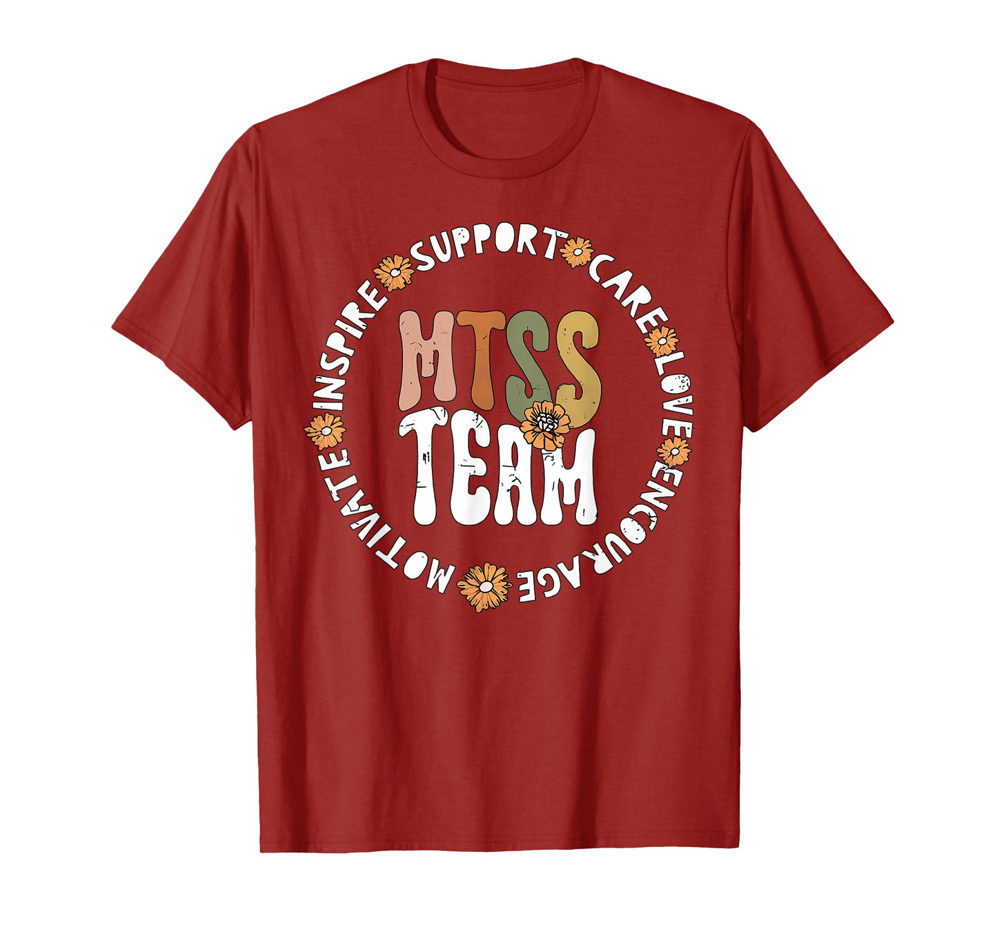 Retro MTSS Team Multi Tiered System of Support Student T-Shirt