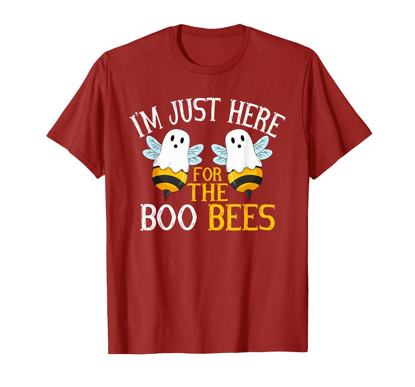 I'm Just Here for The Boo Bees Funny Bees Ghost Halloween T-Shirt