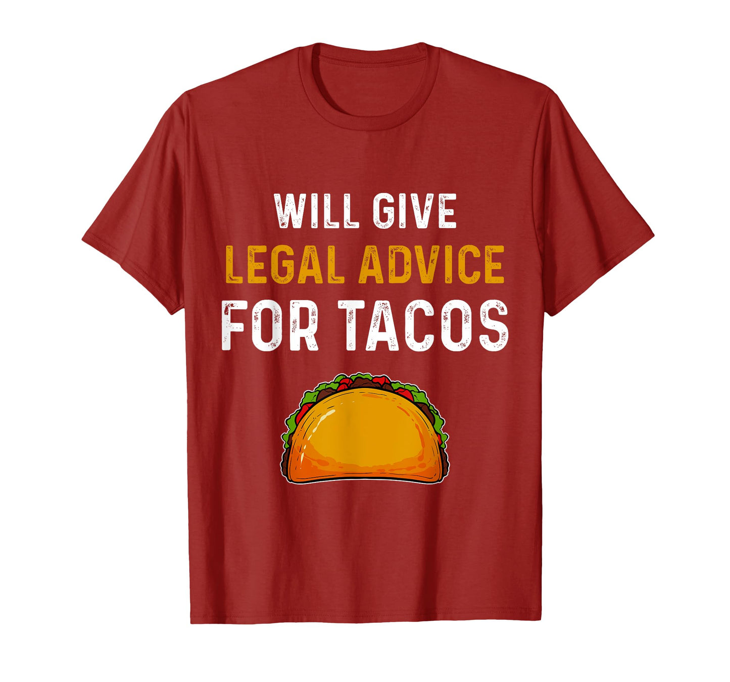 Taco Lawyer Attorney Law Student Gift T-Shirt