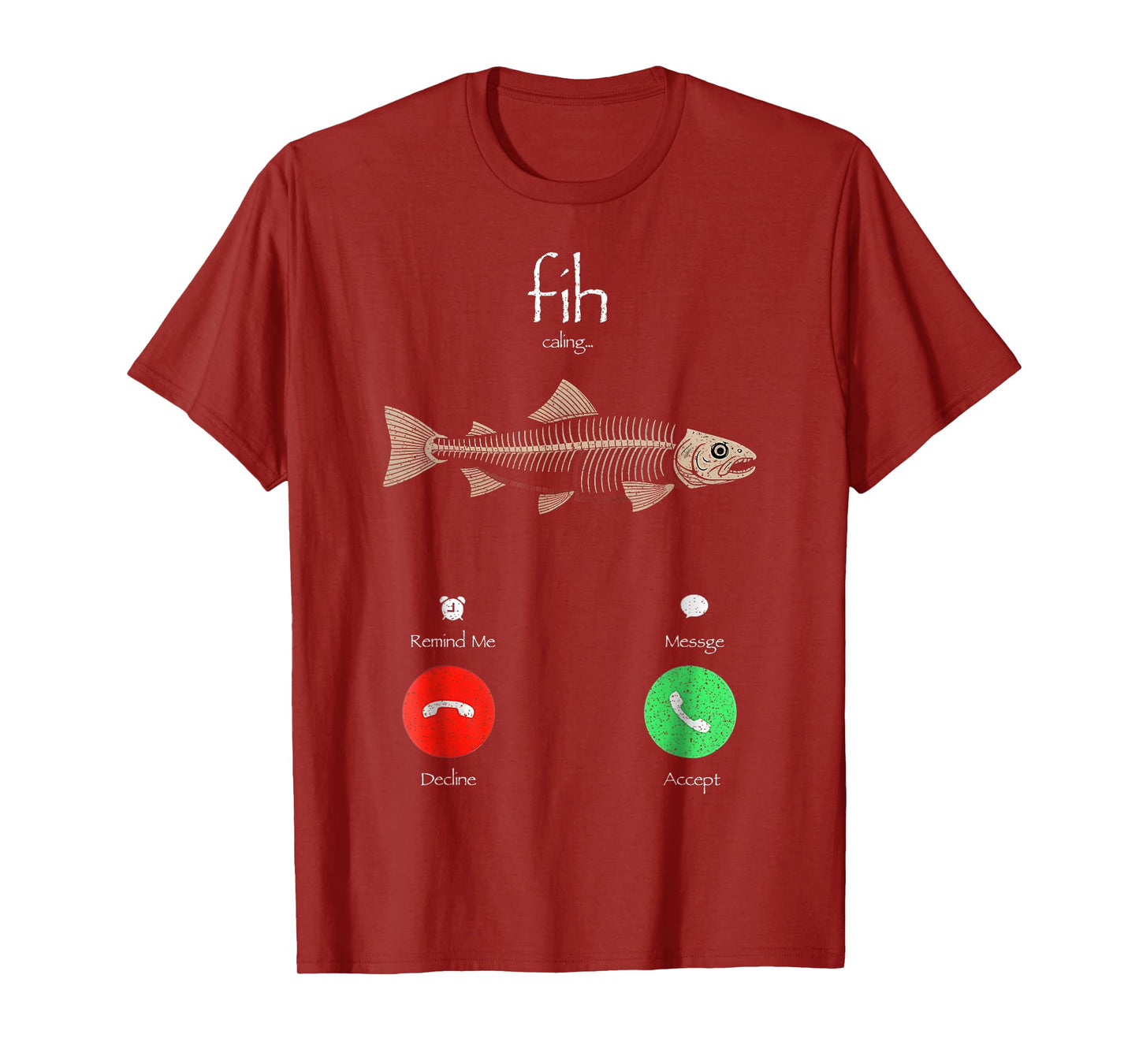 Fih Shoes Fish Funny Misspelled Fish Halloween Fih Calling T-Shirt