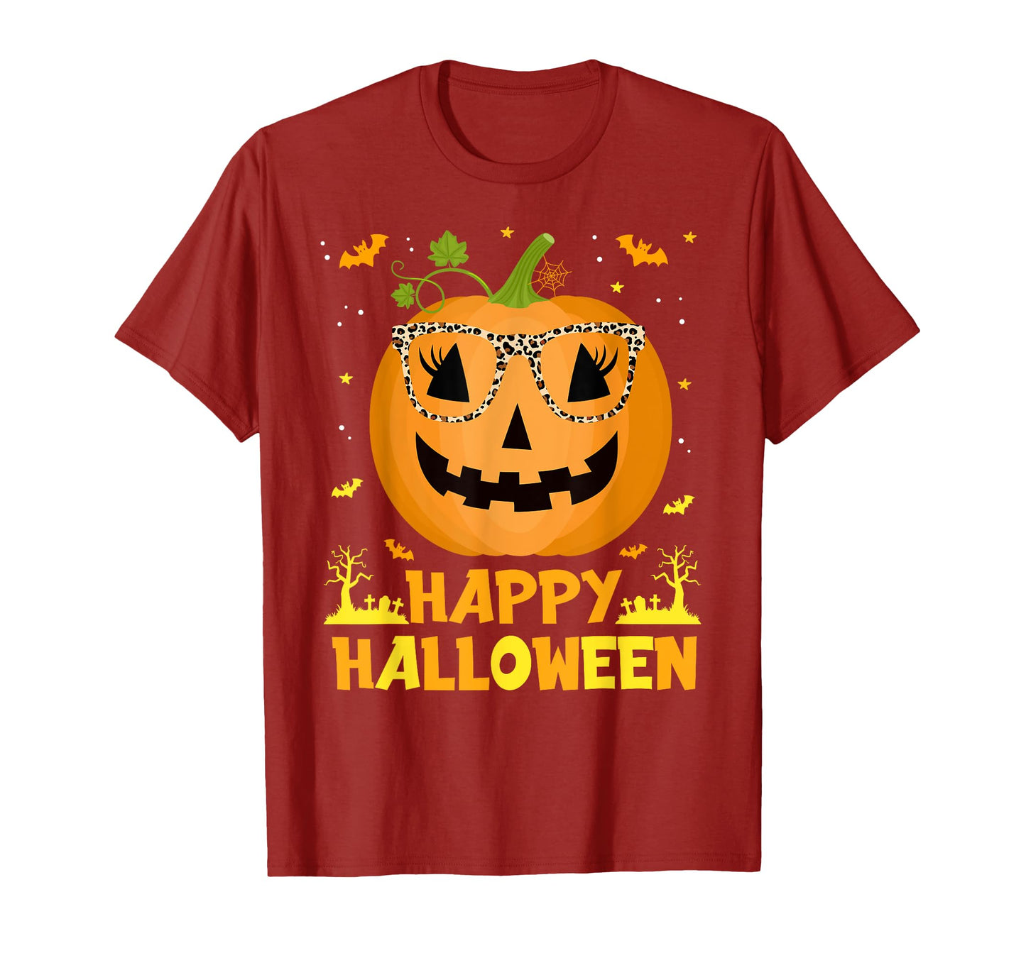 Trick or Treating Halloween Funny Spooky Pumpkin Halloween T-Shirt