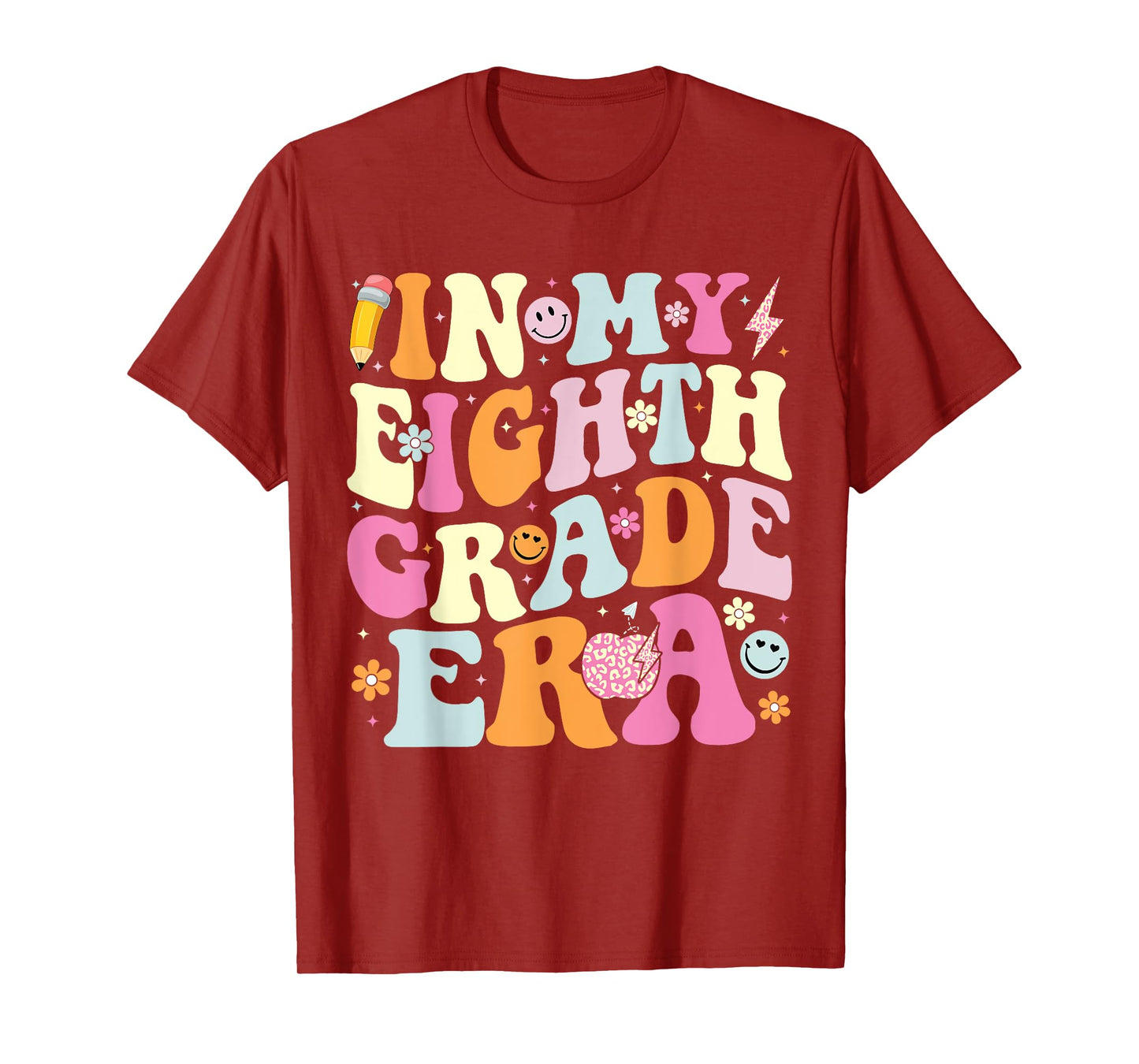 In My Eighth Grade Era Cool 8th Grade Teacher Back to School T-Shirt for Men Women