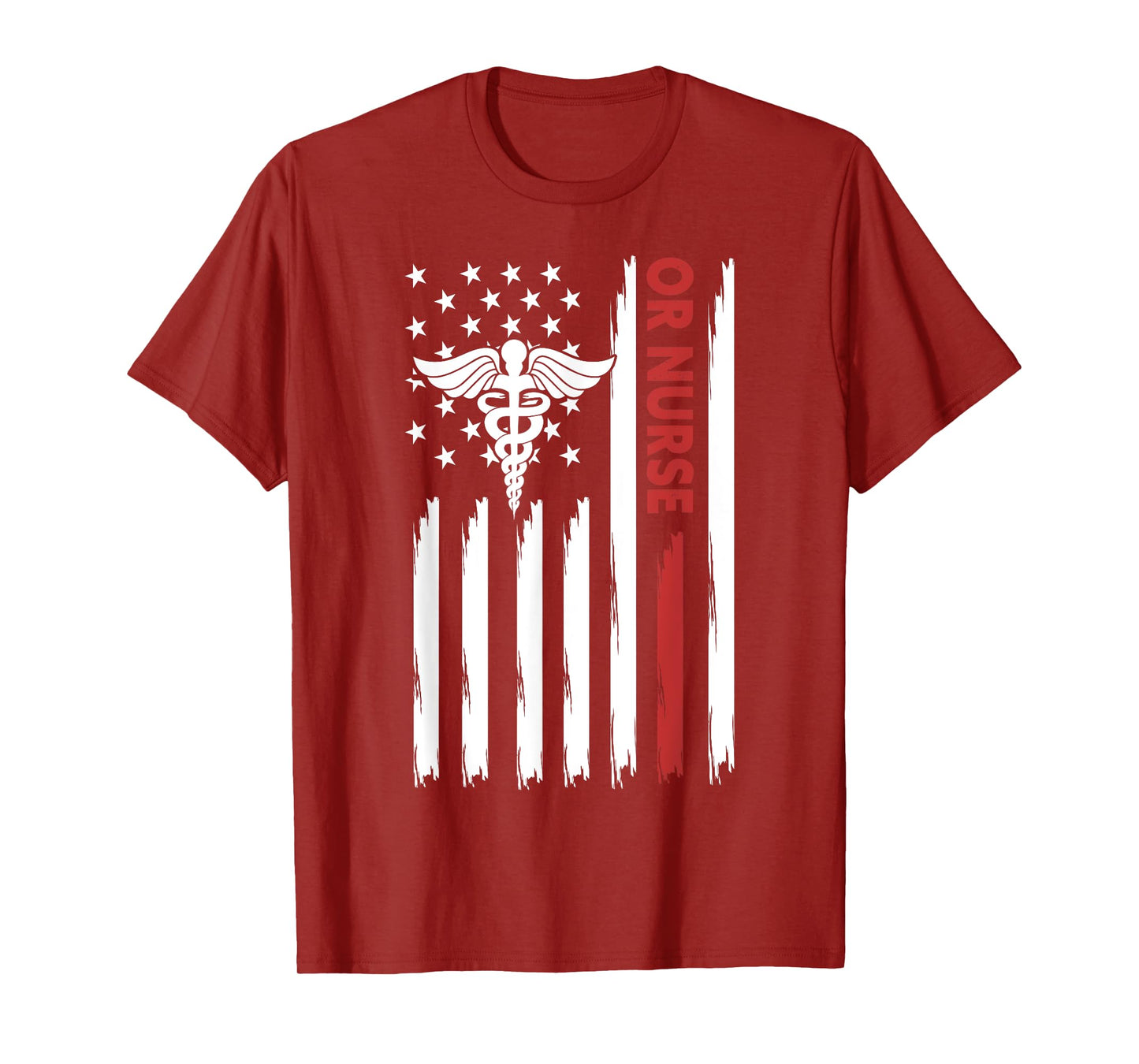 Operating Room nursing American flag patriotic OR Nurse T-Shirt
