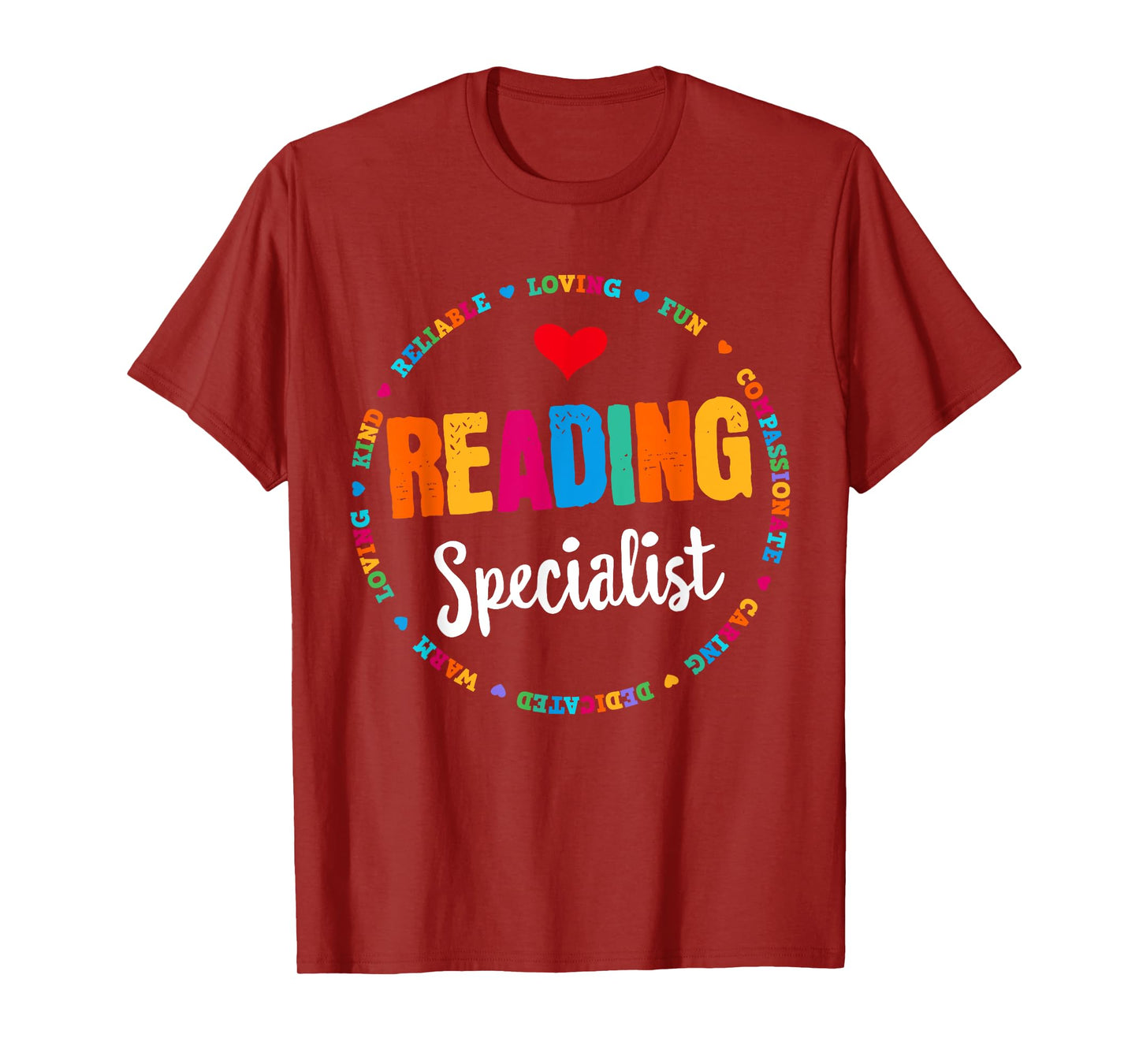 Reading Teacher Literacy Coach Principal Reading Specialist T-Shirt