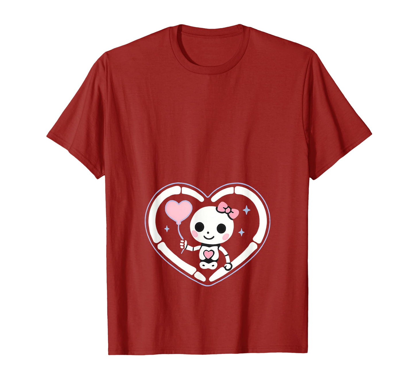 Happy Halloween Pregnant Baby Skeleton Spooky Season New Mom T-Shirt