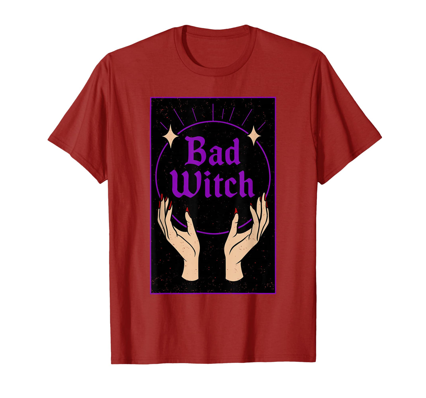 Bad Witch Halloween Funny Witchy Spooky Season Women T-Shirt