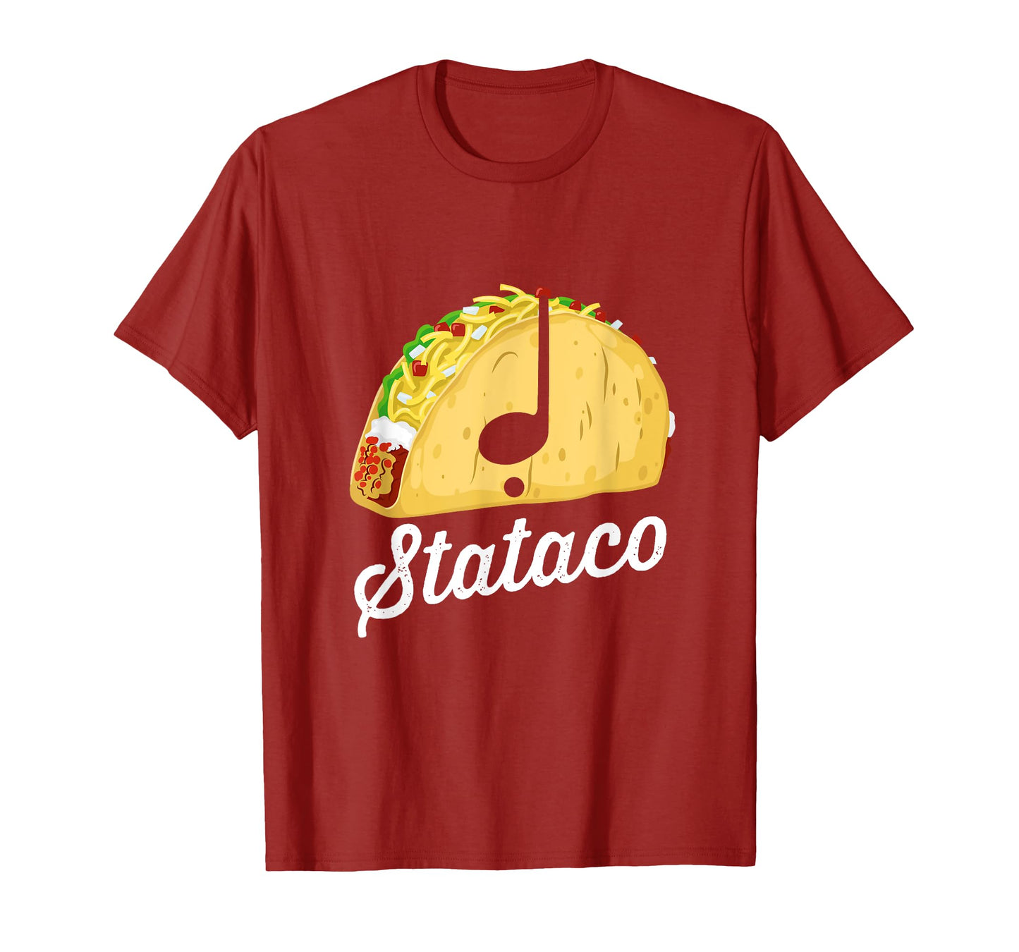 Taco Theory Staccato Stataco Funny Music Rhythm Syncopation T-Shirt