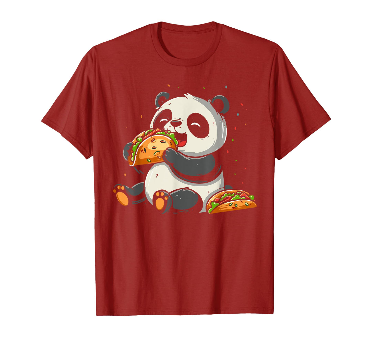 Panda Eating Taco Mexican Panda Funny Cinco De Mayo T-Shirt