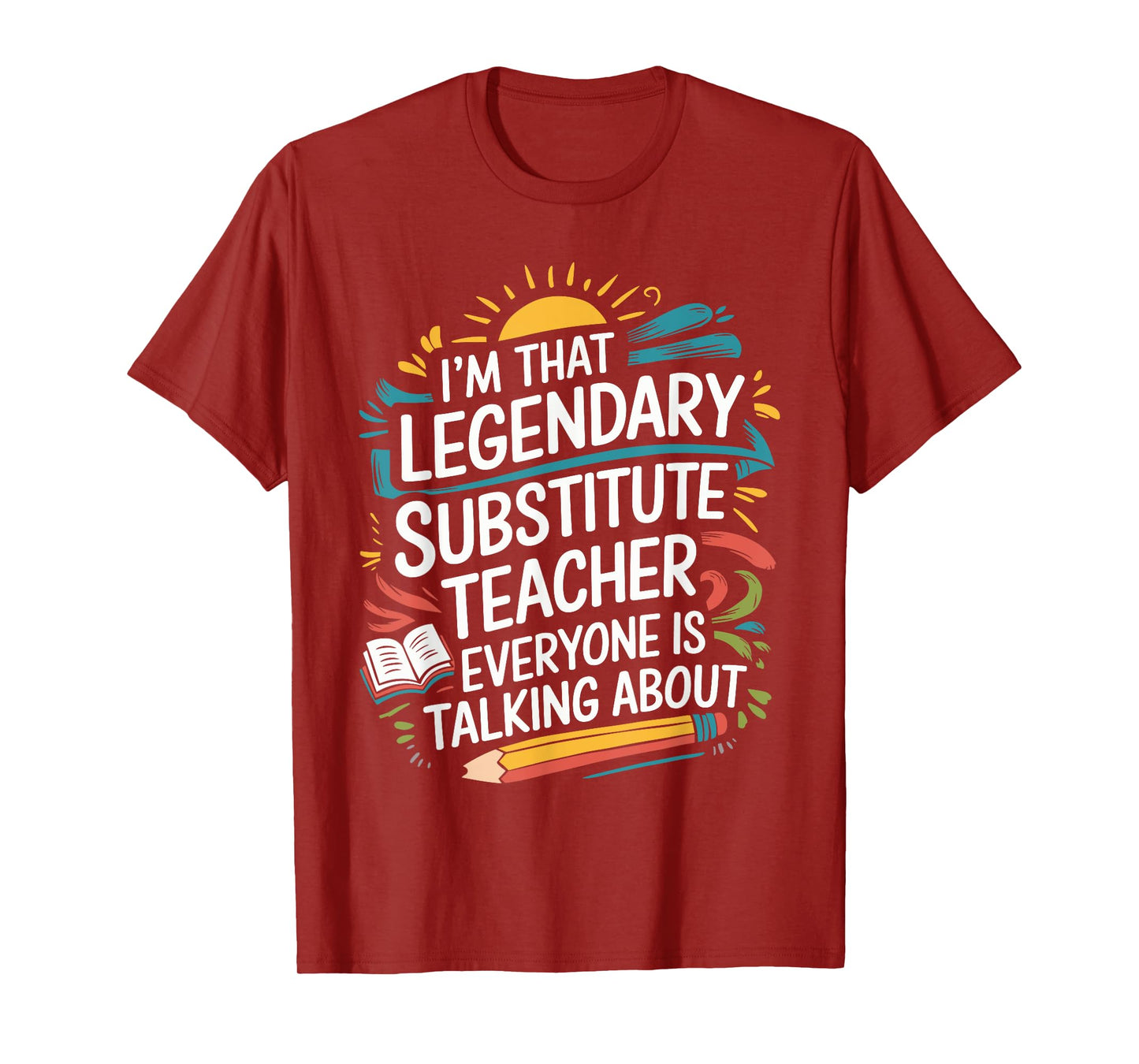 Sub Teacher Design For Sub Teacher Squad Substitute Teacher T-Shirt