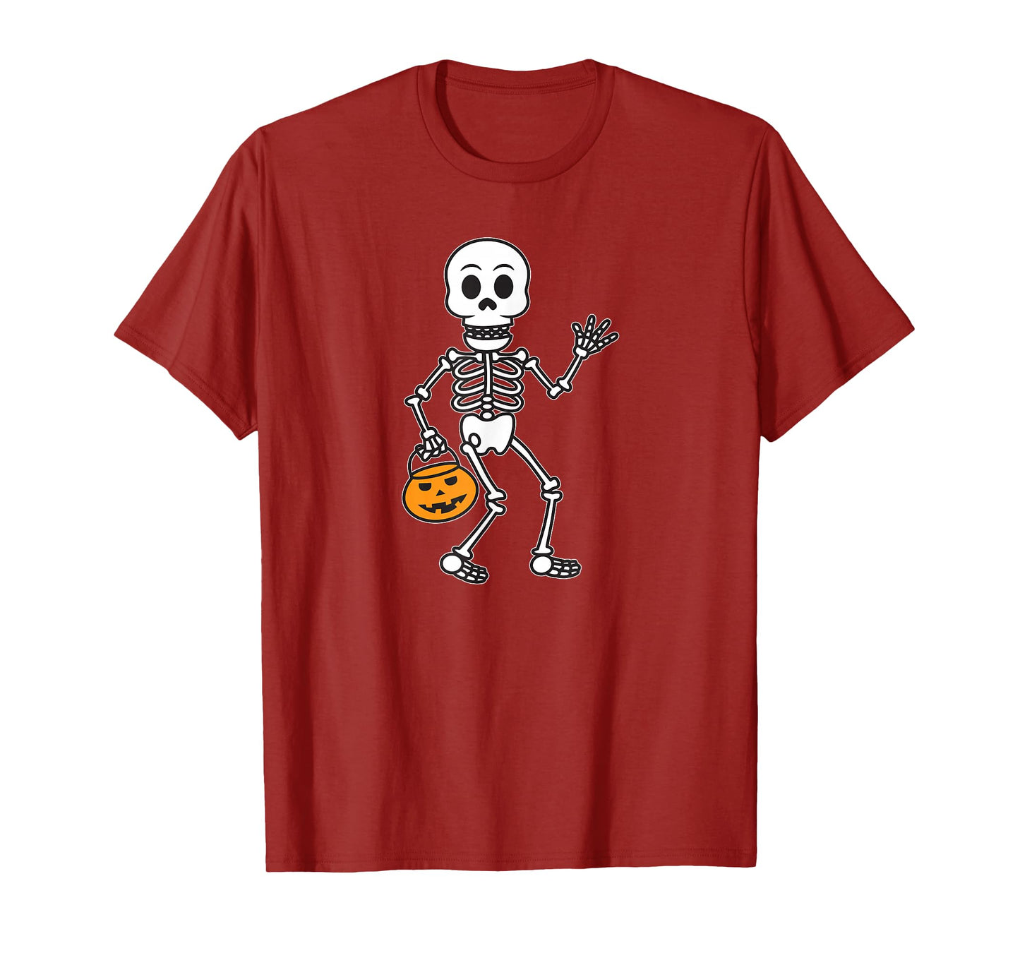 Halloween Skeleton Trick Or Treat T-Shirt