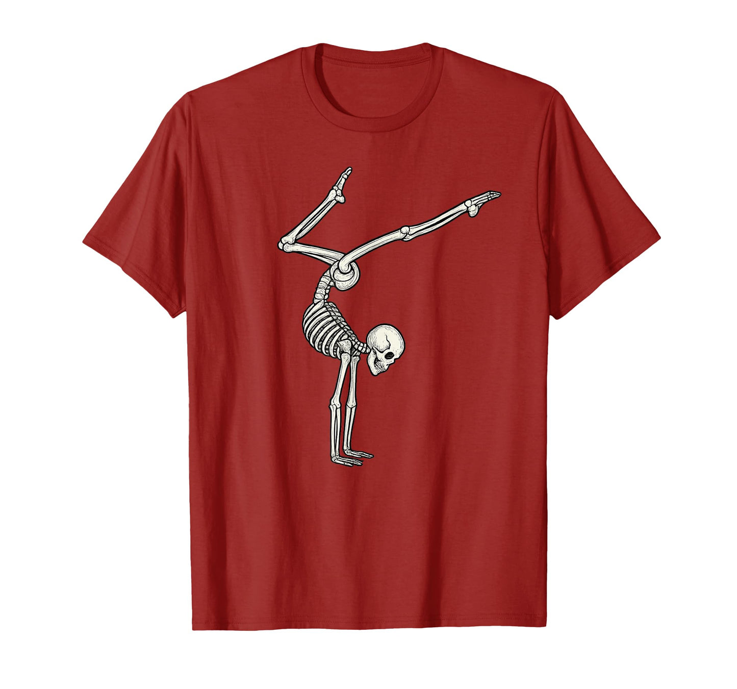 Skeleton Gymnastics Halloween T-Shirt
