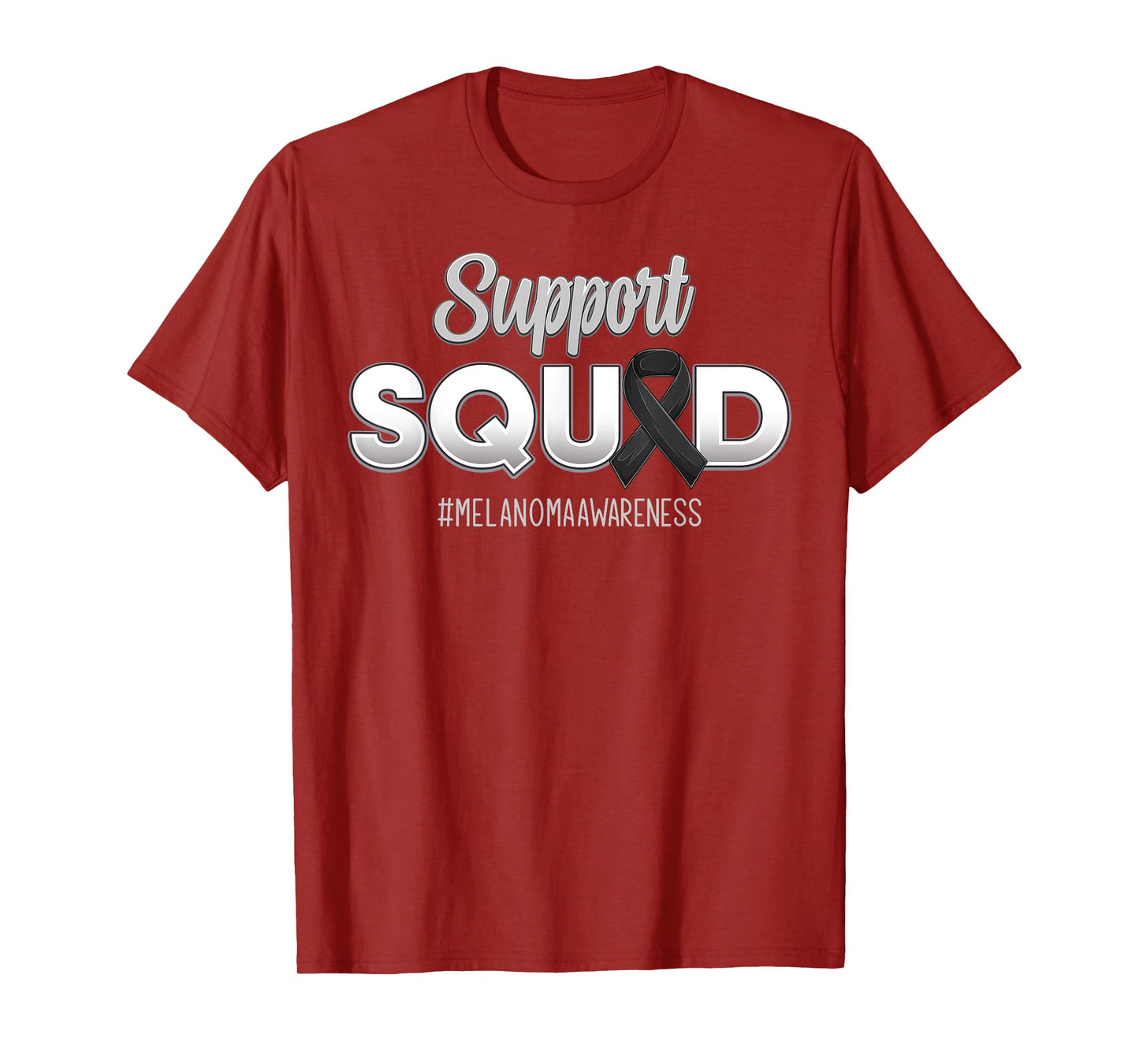 Support Squad Melanoma Awareness Hope Strong For Men Women T-Shirt