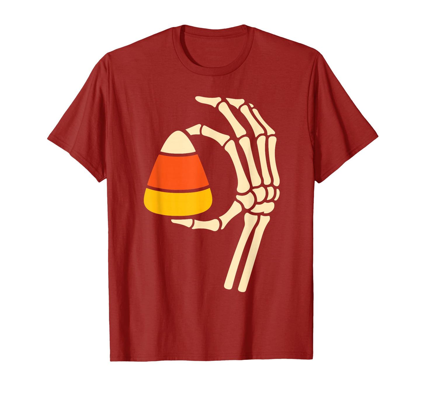 Skeleton Hand Holding Fun Halloween Matching Pyjama Couple T-Shirt