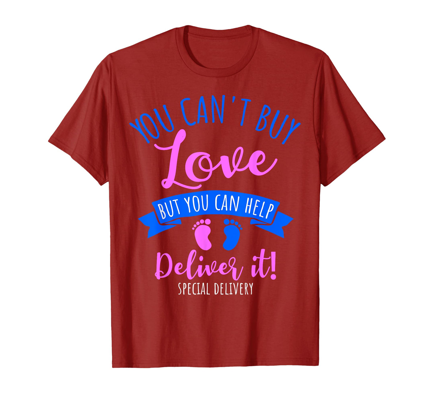 Cute Baby Foot Print Labor and Delivery Nurses T-Shirt