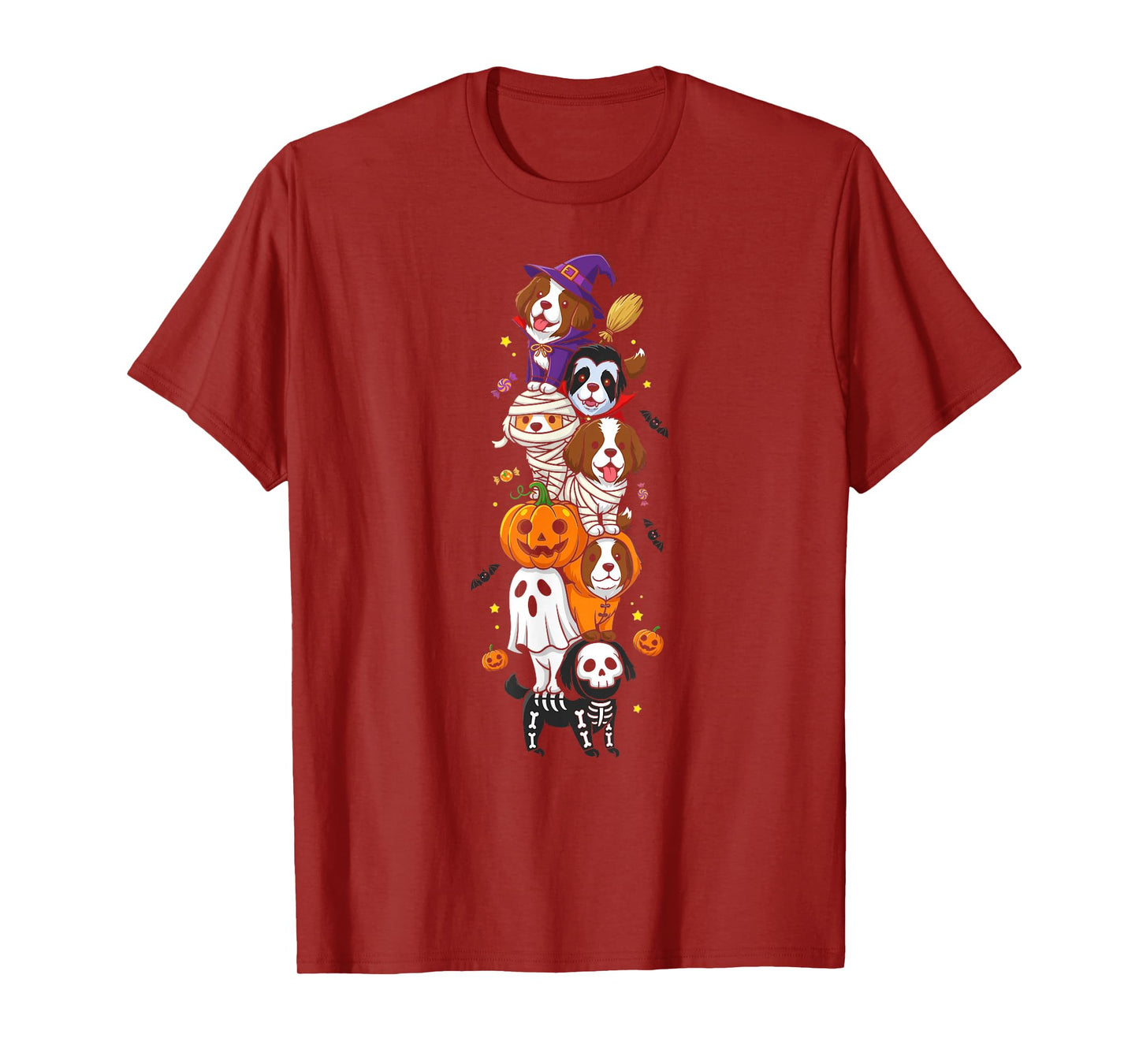 Newfoundland Witch Vampire Ghost Halloween Kids Mens Womens T-Shirt