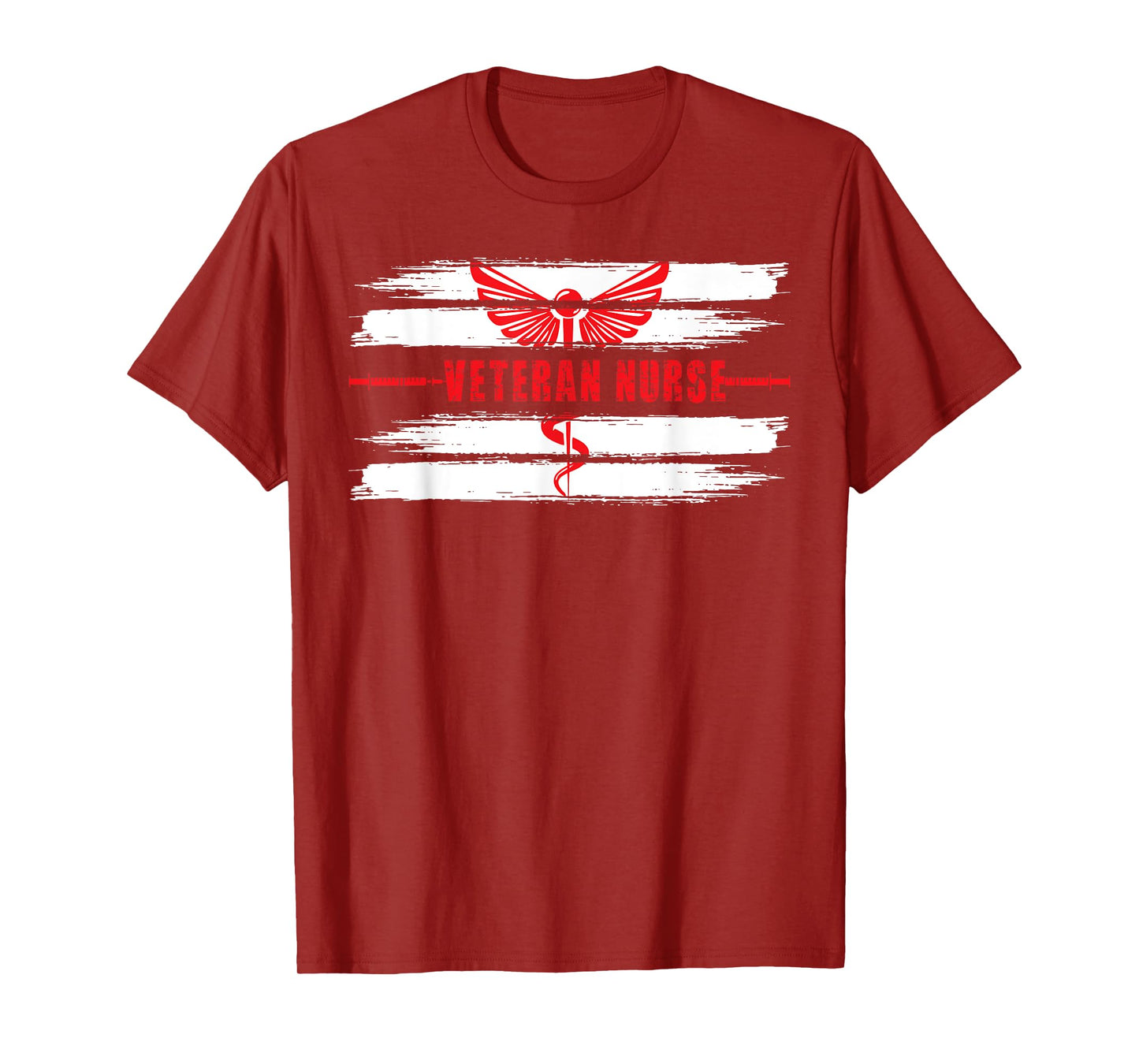 Proud Veteran Nurse Veteran Nursing Caduceus T-Shirt