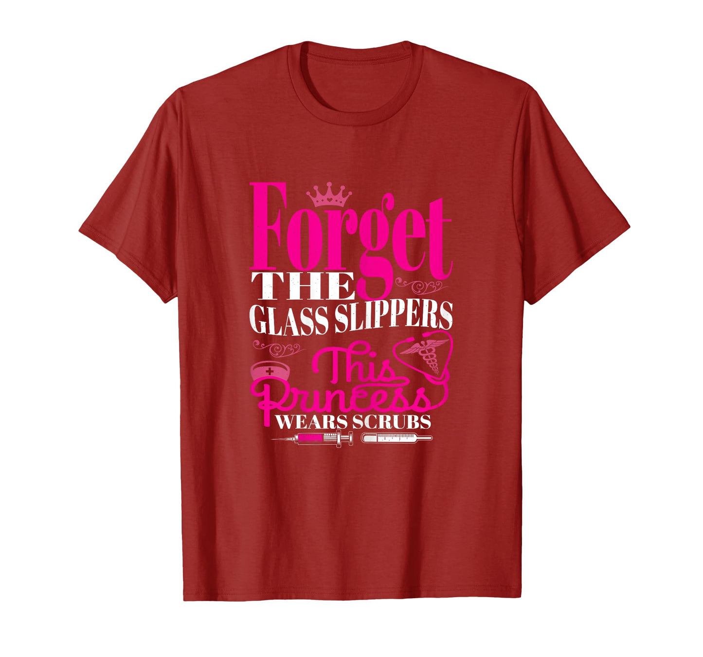 Funny Princess Nursing Lover Scrubs Graphic for Women Nurse T-Shirt