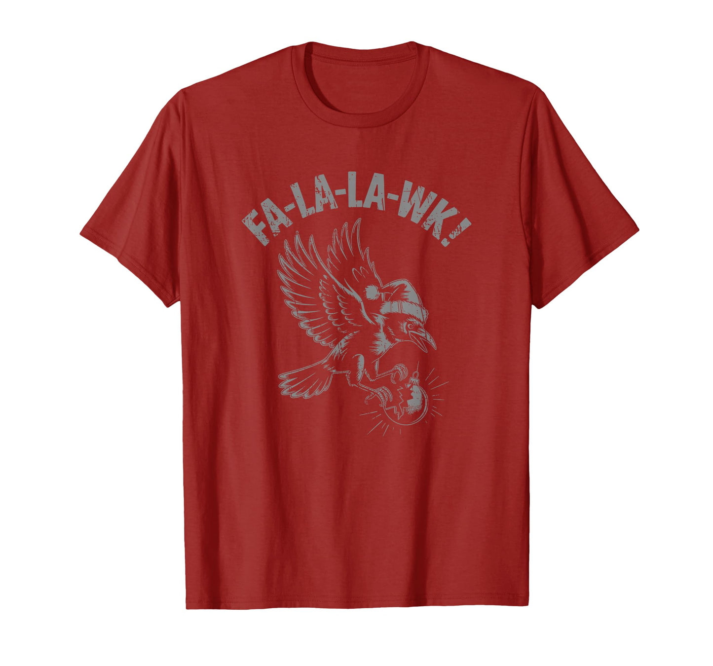 Funny Christmas F-CAW-F Crow T-Shirt