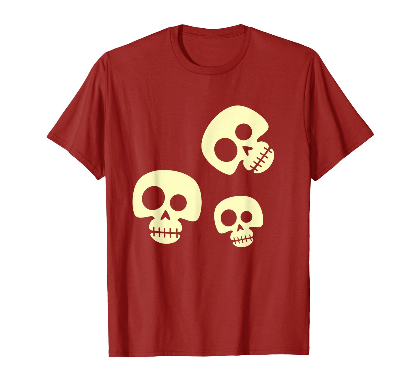 Halloween Party Skull Skeleton Ghost Boo Scary T-Shirt