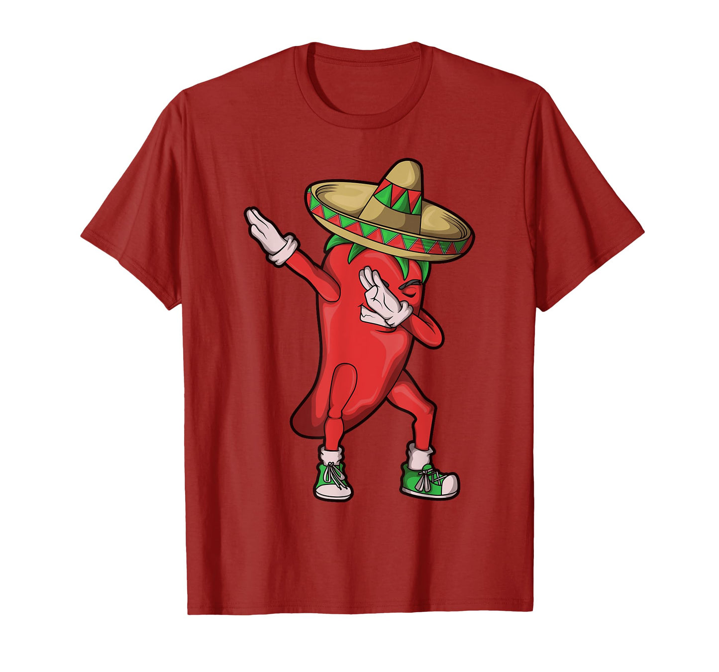 Chili Dabbing Shirt Hot Pepper Sombrero Cinco de Mayo Gift T-Shirt