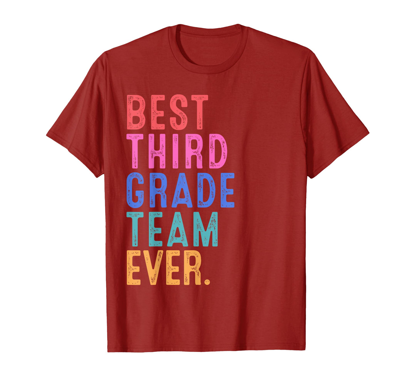 Best Third Grade Team Ever Third Grade Vibes Back To School T-Shirt