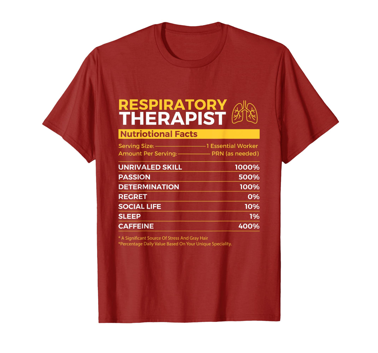 Respiratory Therapist - Lungs Respiratory Therapy T-Shirt