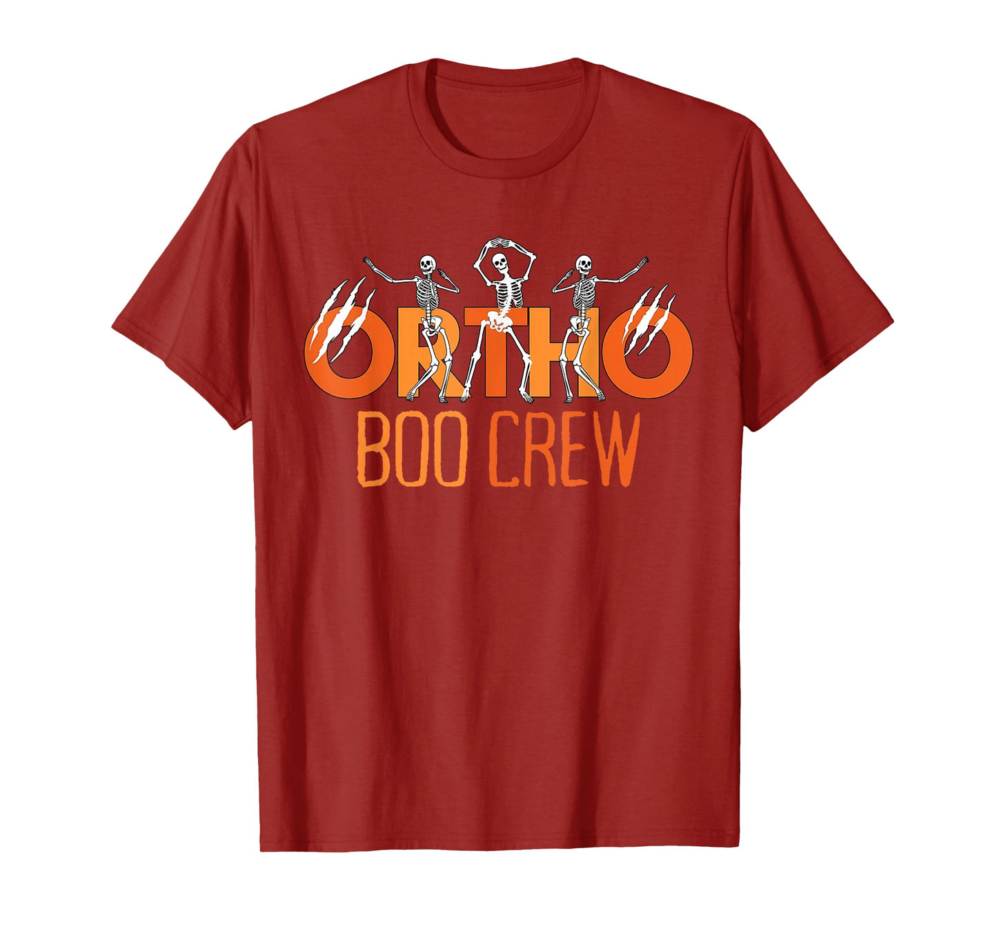 Cute Ortho Squad Spooky Ortho Orthopedic Boo Crew Halloween T-Shirt