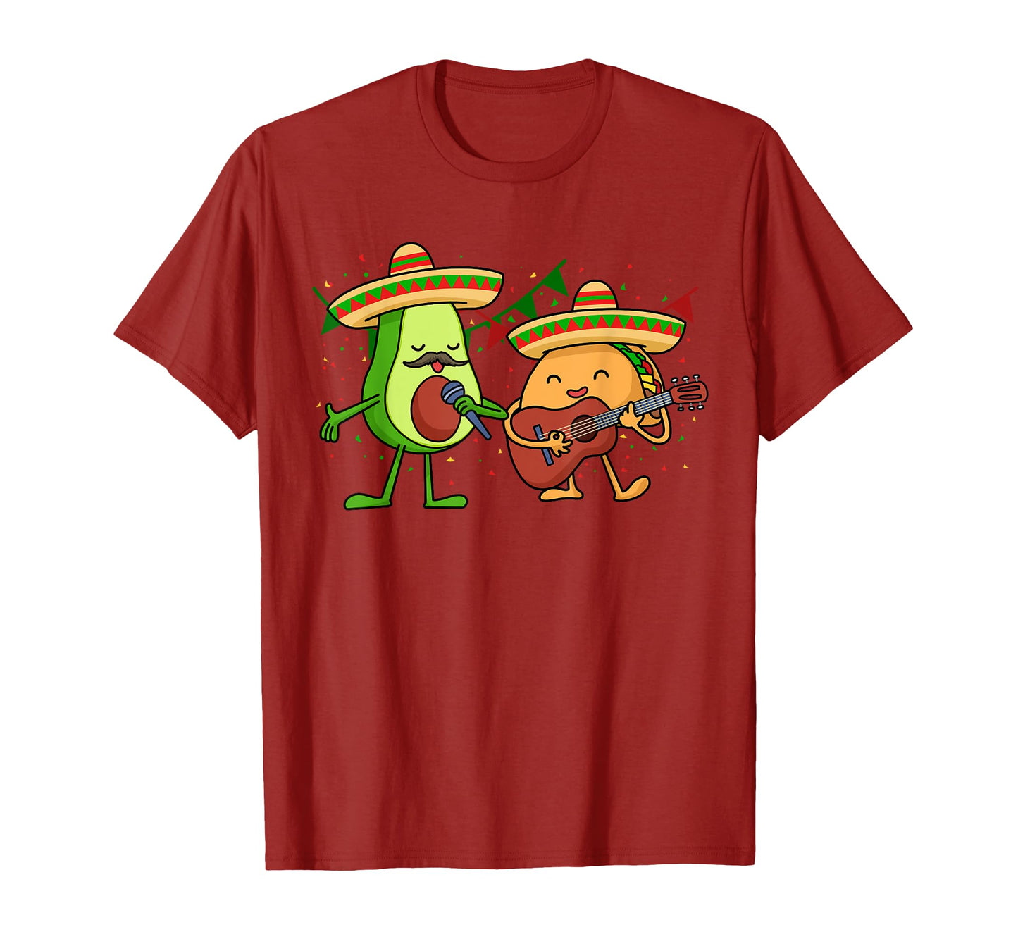 Let's Fiesta Avocado And Tacos Cinco de Mayo Mexican Party T-Shirt