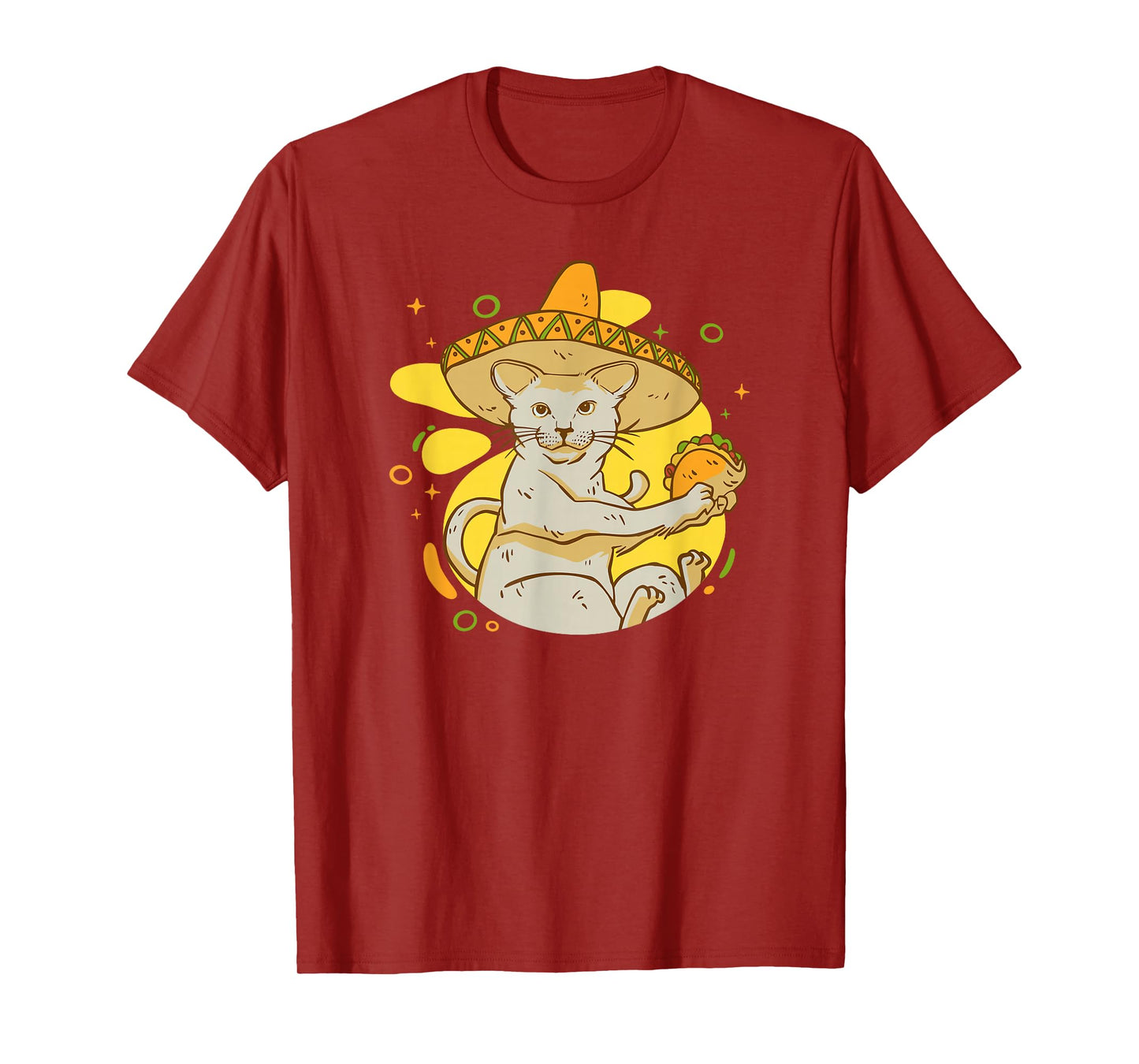 Cat Eating Tacos - Funny Cat T-Shirt