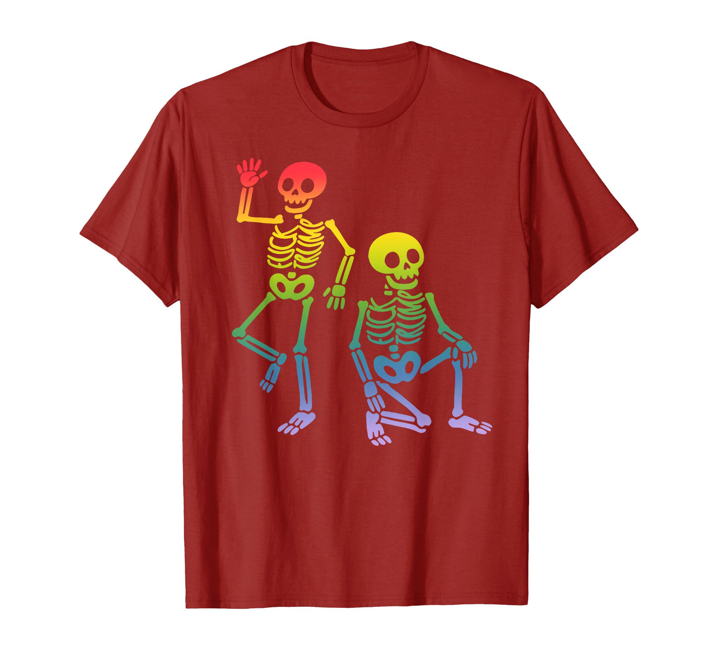 Slightly Subtle Halloween Skeleton Candy T-Shirt