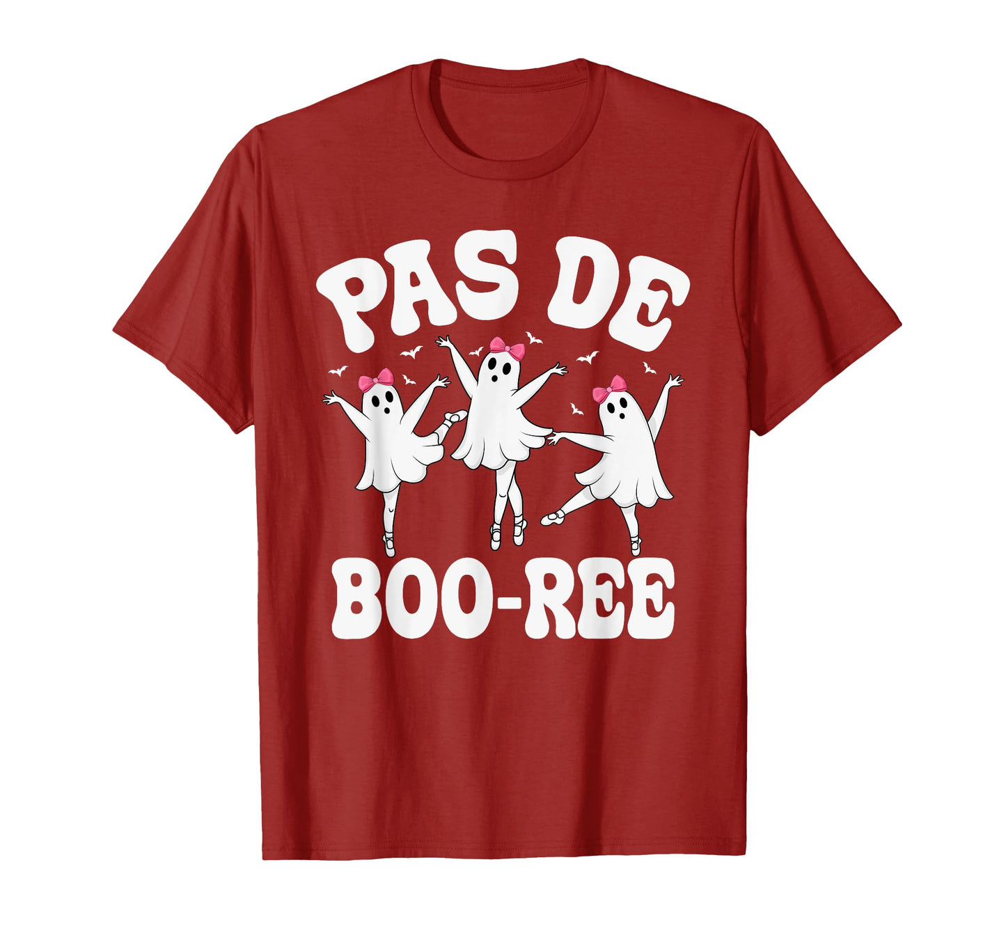 Pas De Boo-Ree Ballet Dancer Boo Ghost Dancing Halloween T-Shirt