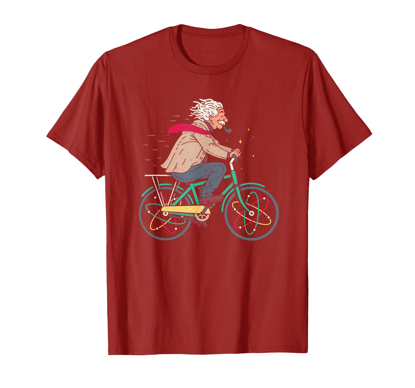 Atomic Bicycle Science Professor Men Kids Chemistry T-Shirt