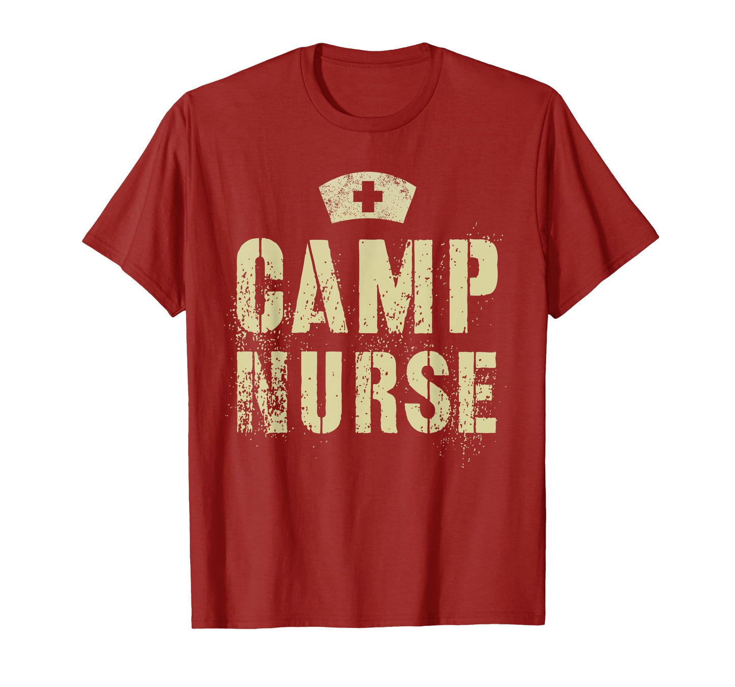 Vintage CAMP NURSE Nursing School RN NP Girls Camping Trip T-Shirt