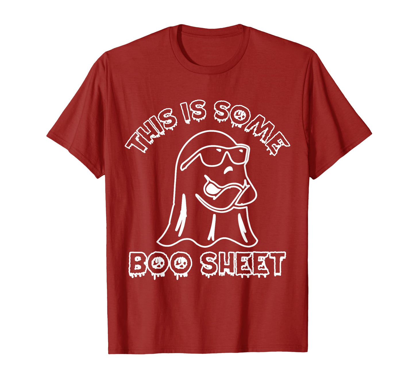 Retro Halloween Costume This is Boo Sheet Ghost Men Women T-Shirt