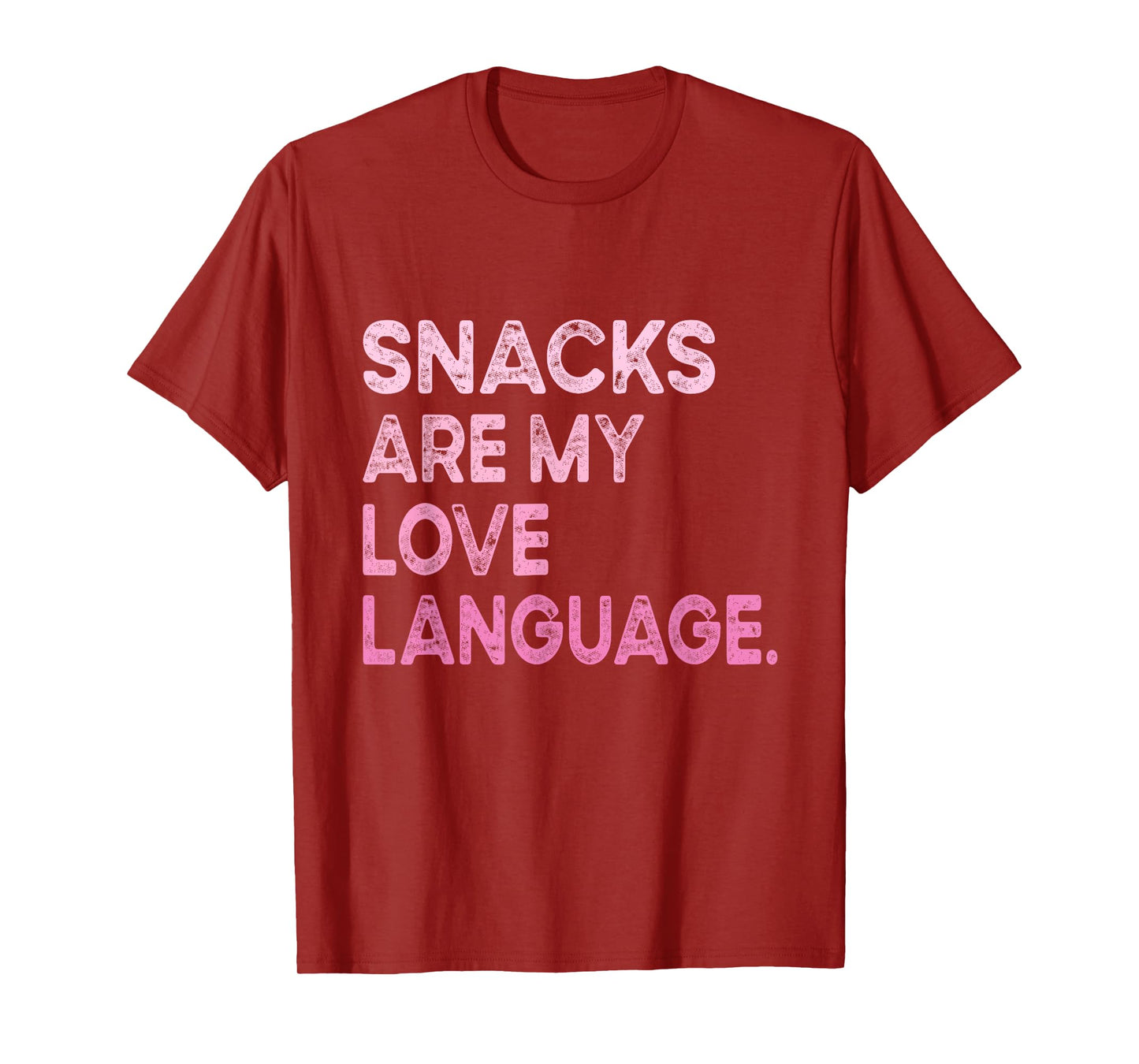 Snacks Are My Love Language Valentine Day Kids Boys T-Shirt