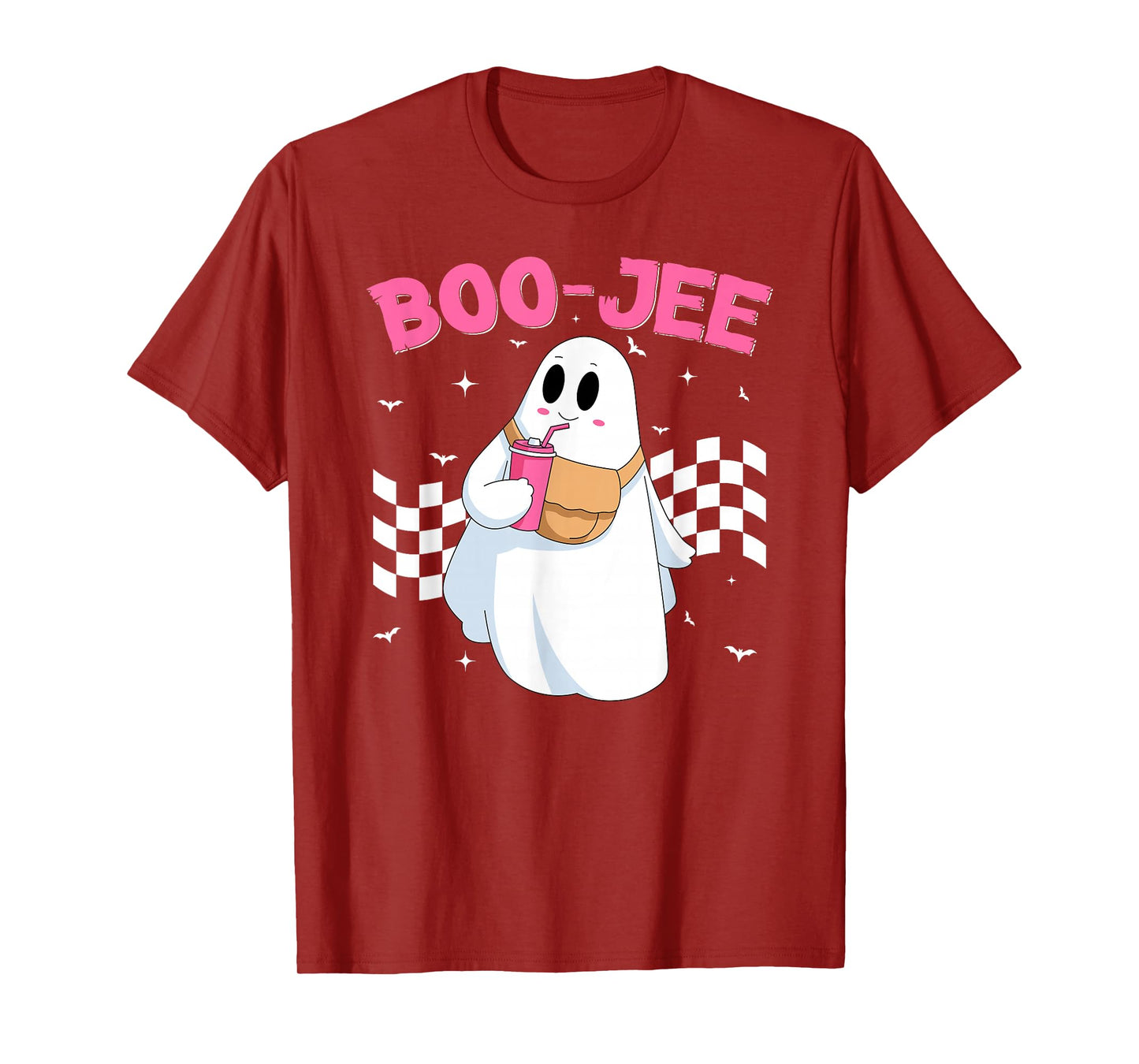 Boo JEE Boujee Cute Ghost Spooky Funny Boo Ghost Halloween T-Shirt