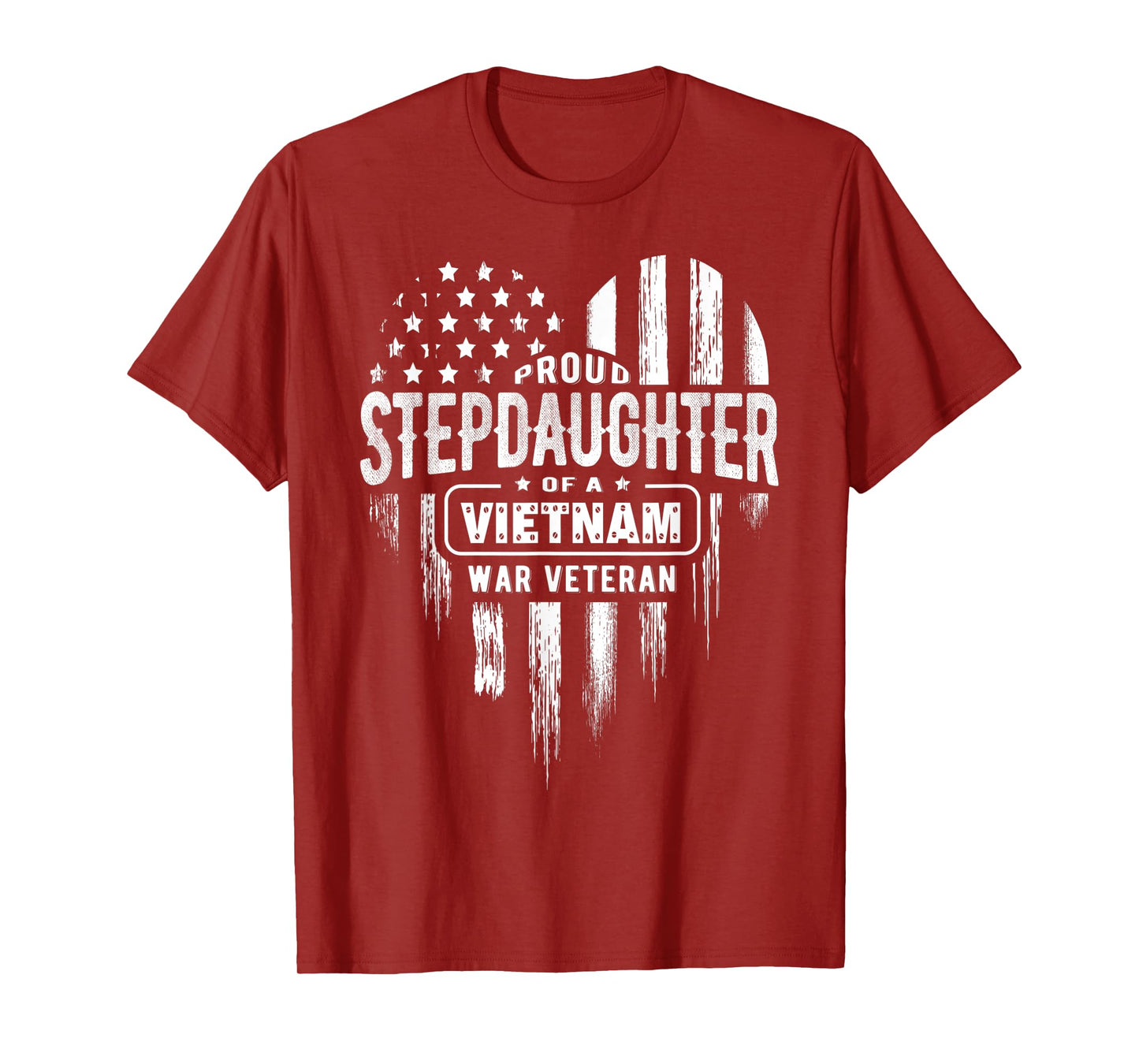 Proud Stepdaughter Step Daughter Vietnam War Veteran T-Shirt