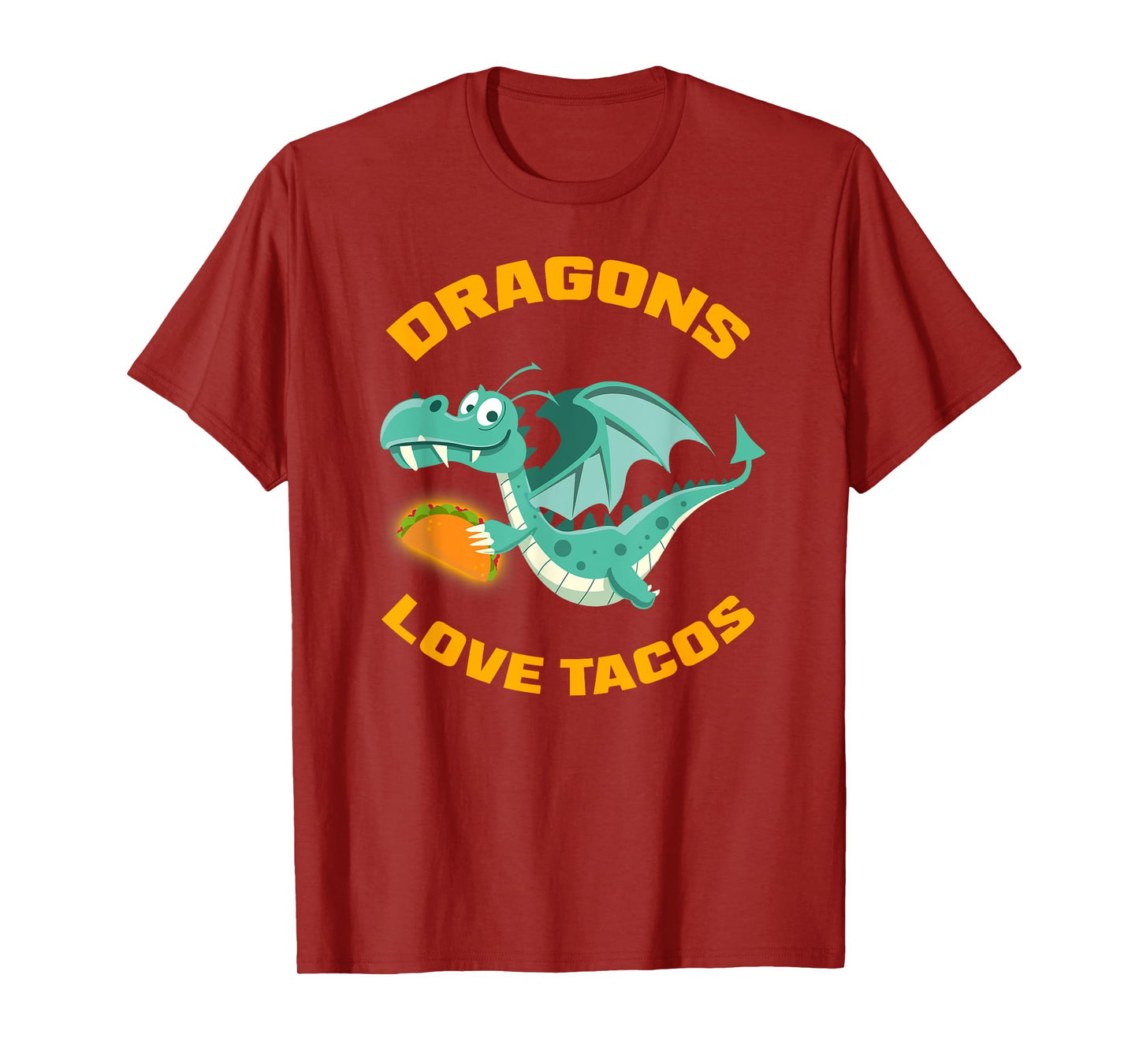 Dragons Love Tacos Funny Taco T-Shirt