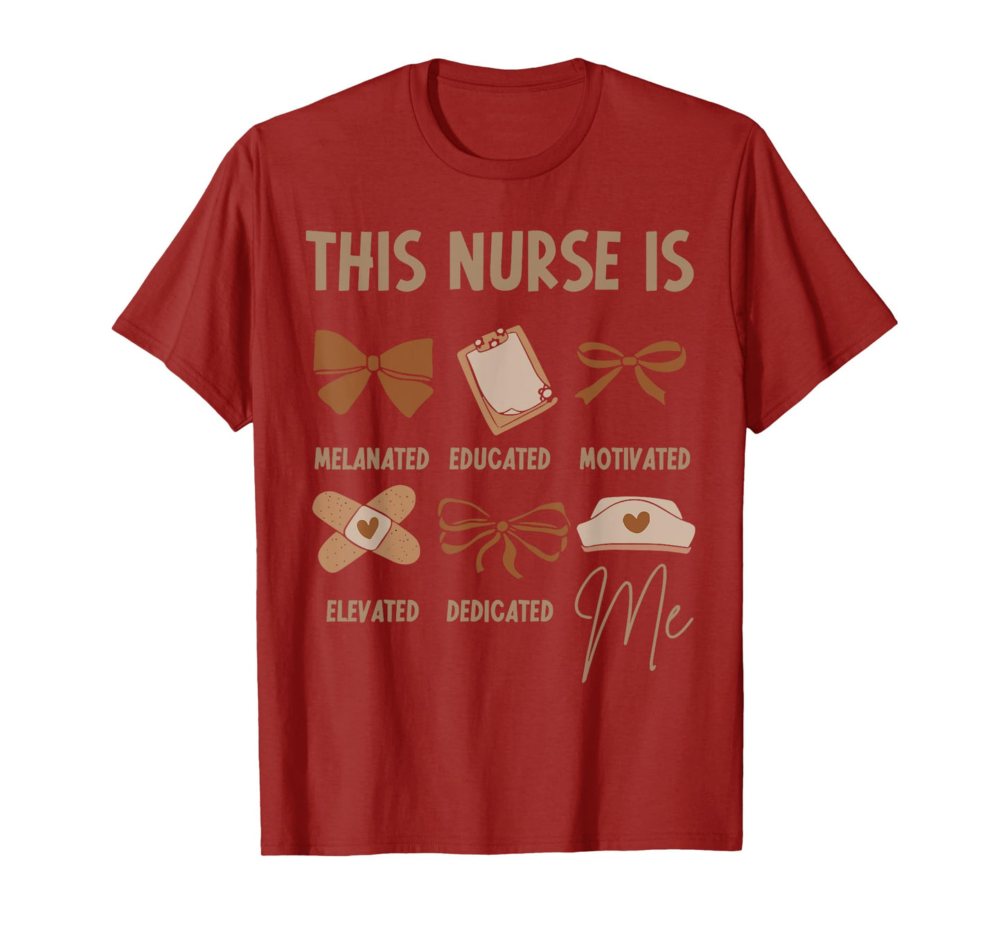 Black History Month Nurse Graduation Melanin Nursing School T-Shirt