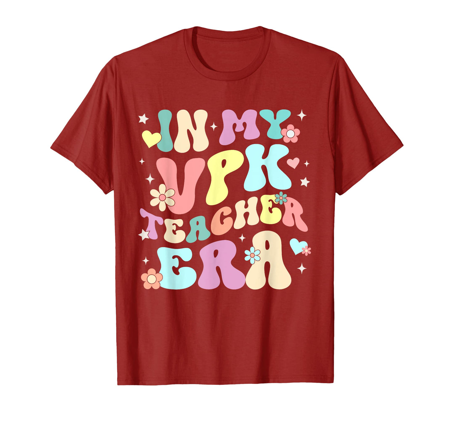 In My VPK Teacher Era Voluntary Prekindergarten Pre-K School T-Shirt for Men Women