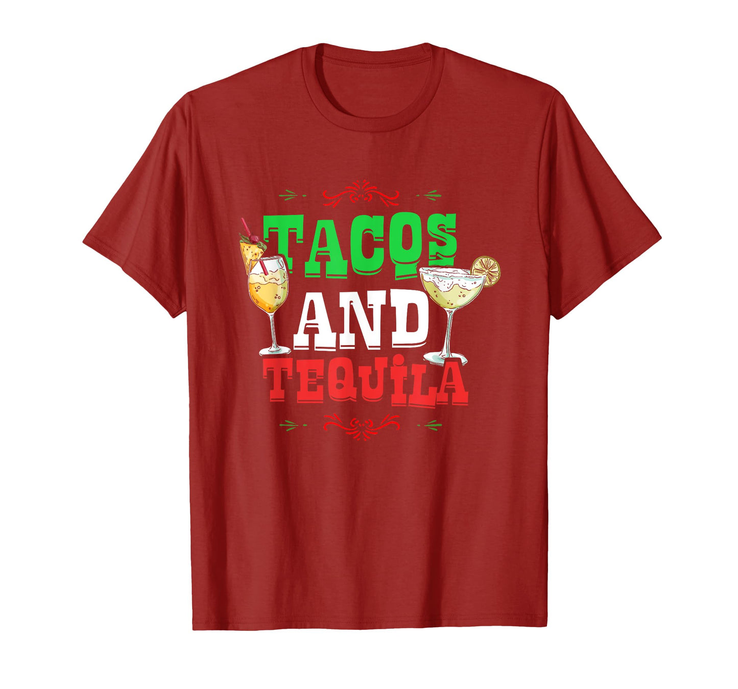 Tacos And Tequila | Mexican Food Alcohol | Mexico T-Shirt