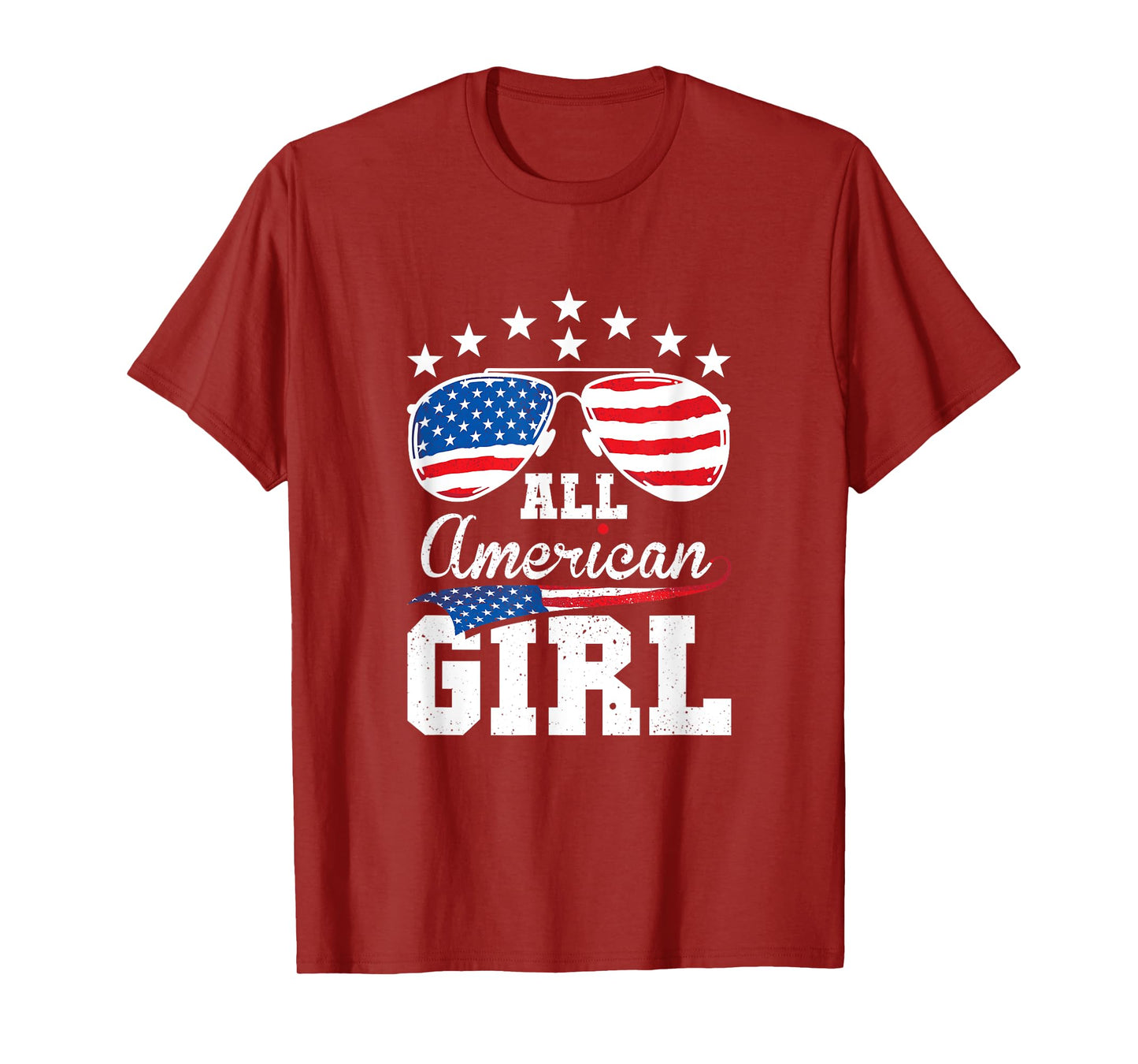 All American Girl 4th of July Matching Family T-Shirt
